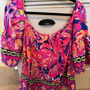 Lilly Pulitzer off the shoulder top
